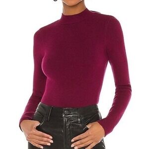 NWT revolve NBD Mackenzie Sweater‎ in Burgundy Size Medium